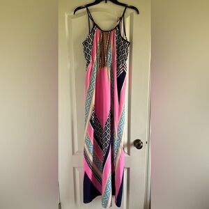 Arizona Jeans multi color Maxi Dress, Size XS